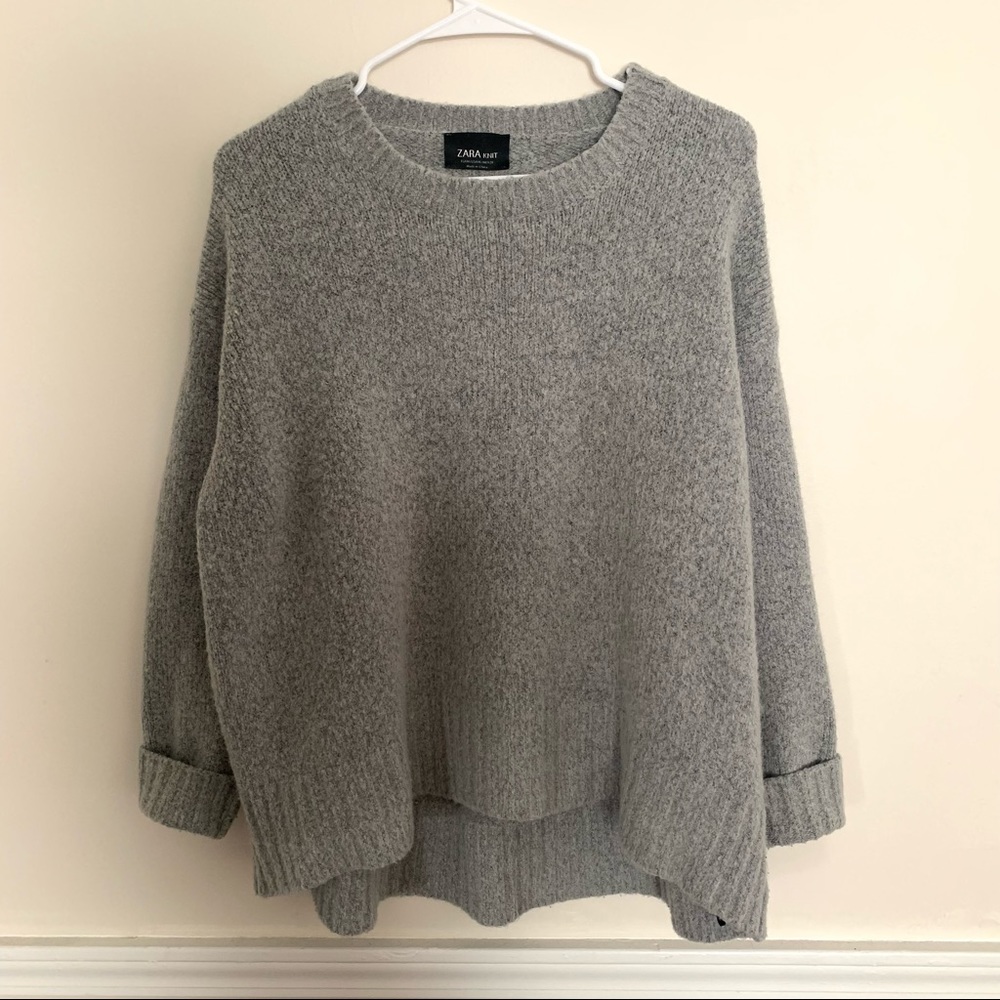 Zara knit oversized fall sweater